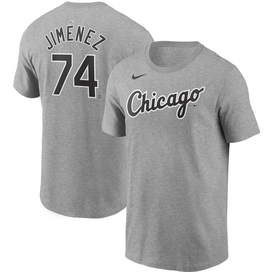Футболка Chicago White Sox Nike Name & Number (серый меланж)