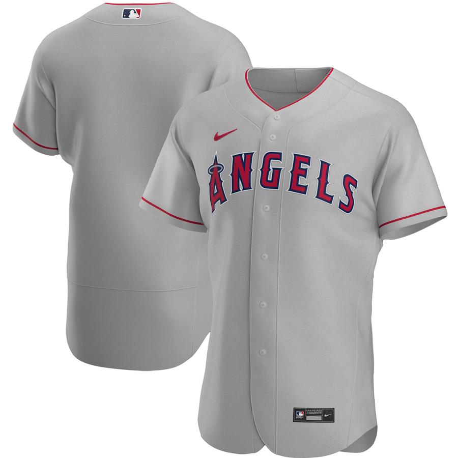 Los Angeles Angels Nike Road Authentic Team Jersey - Gray