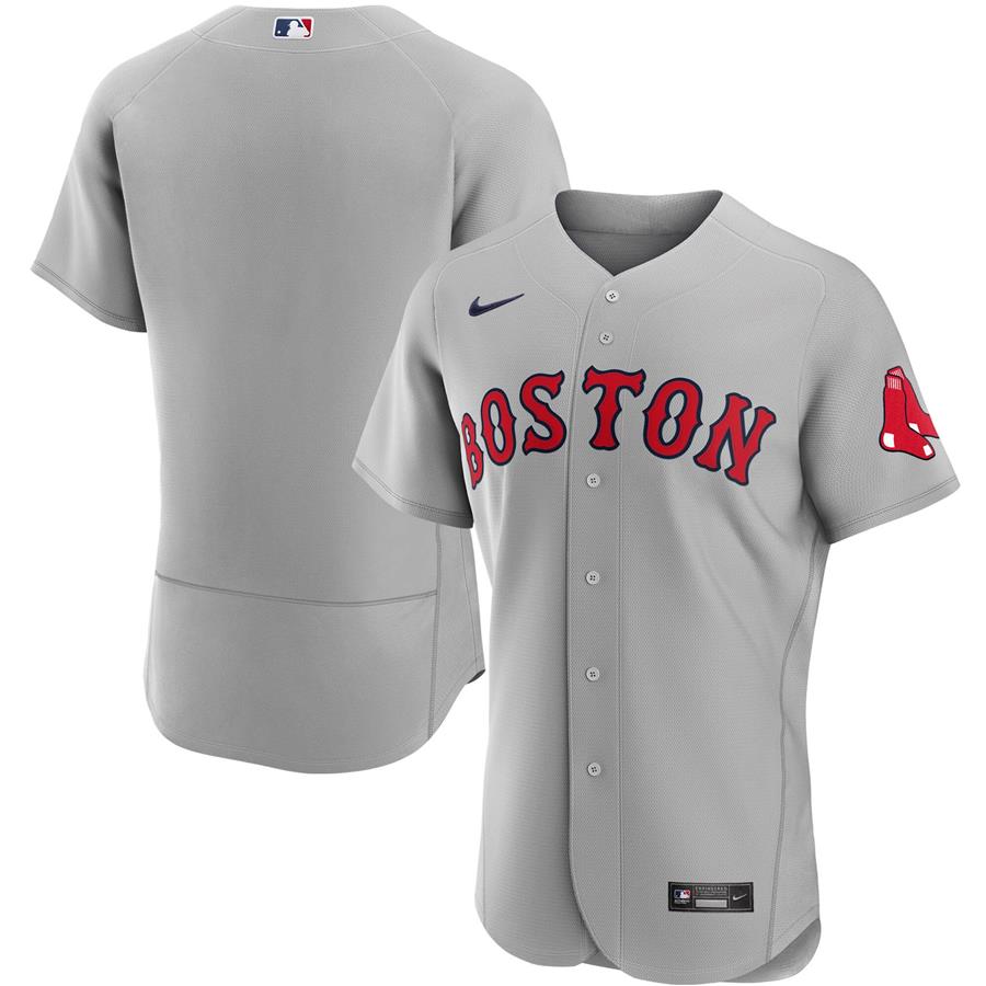 Boston Red Sox Nike Road Authentic Team Jersey - Gray