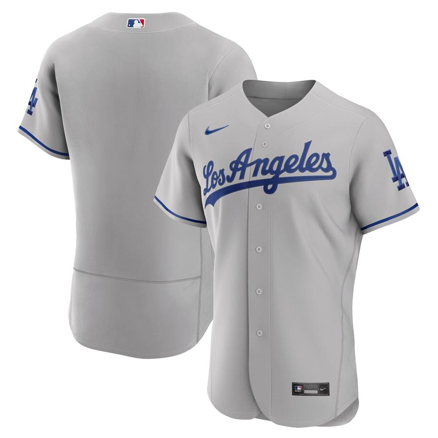 Los Angeles Dodgers Nike Road Authentic Team Jersey - Gray