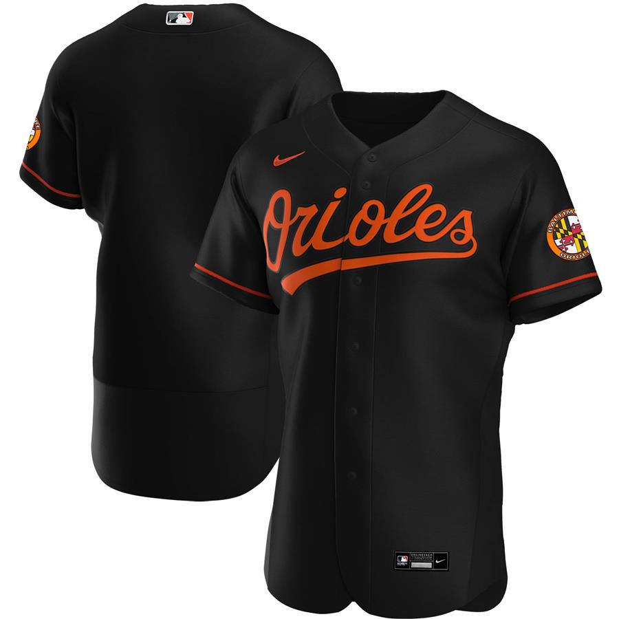 Baltimore Orioles Nike Alternate Authentic Team Jersey - Black