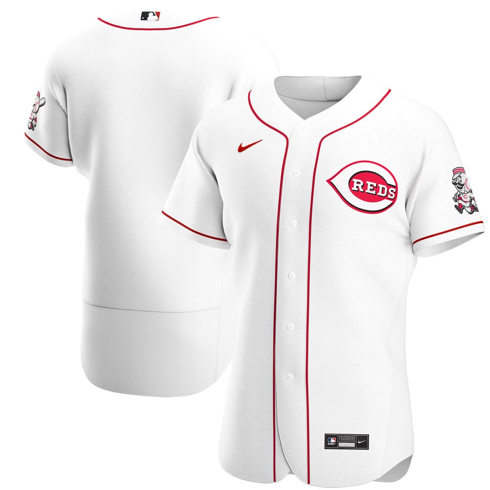 Cincinnati Reds Nike Home Authentic Team Jersey - White