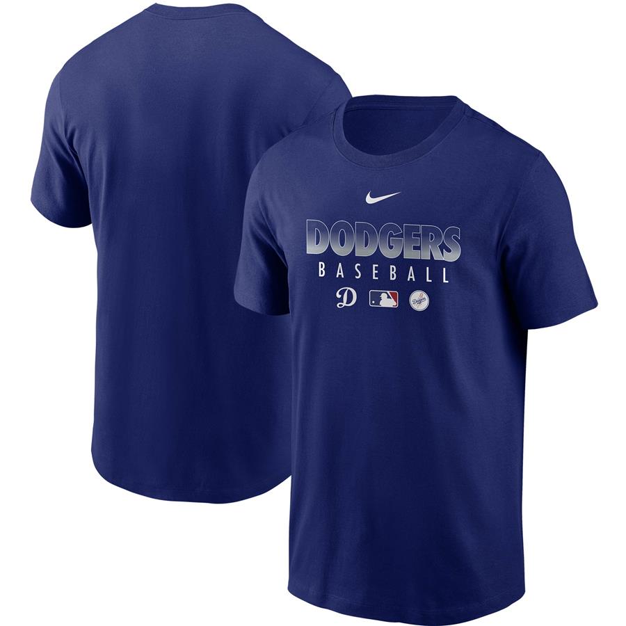 Los Angeles Dodgers Nike Authentic Collection Team Performance T-Shirt - Royal