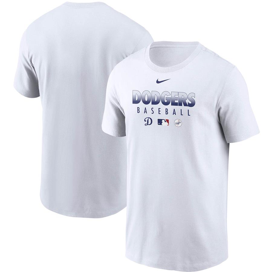 Los Angeles Dodgers Nike Authentic Collection Team Performance T-Shirt - White