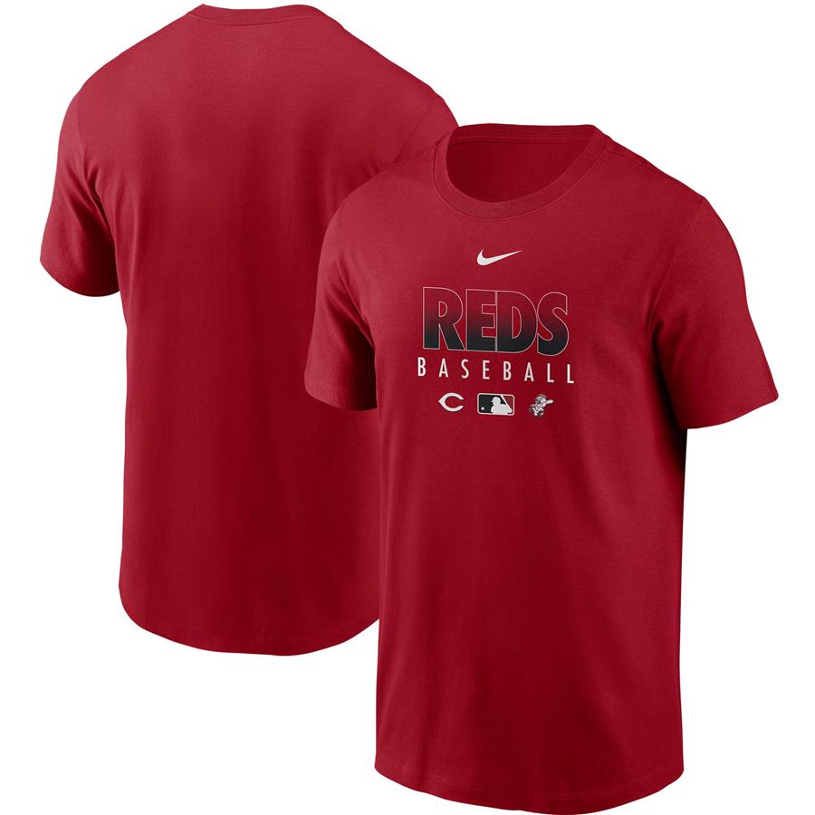 Cincinnati Reds Nike Authentic Collection Team Performance T-Shirt - Red