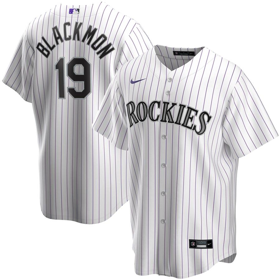 Charlie Blackmon Colorado Rockies Nike Home Replica Player Name Jersey - White
