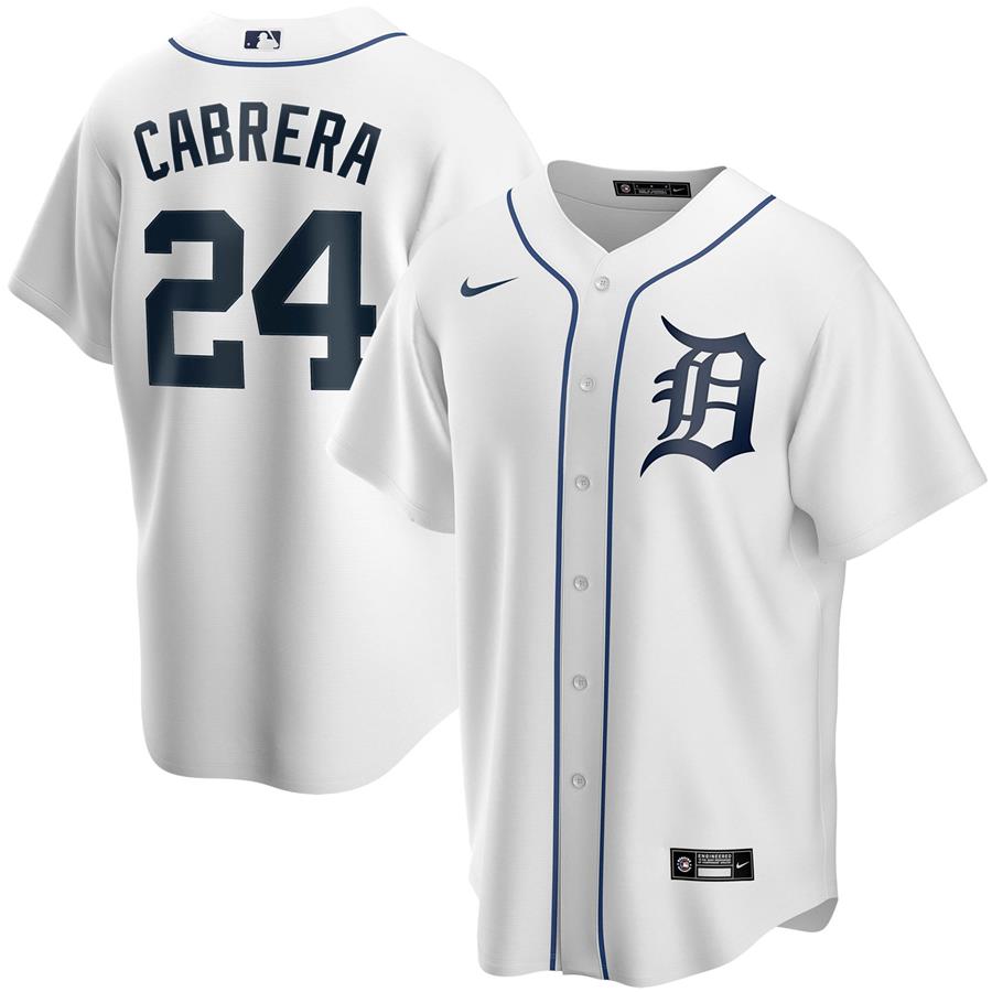 Miguel Cabrera Detroit Tigers Nike Home Replica Player Name Jersey - White