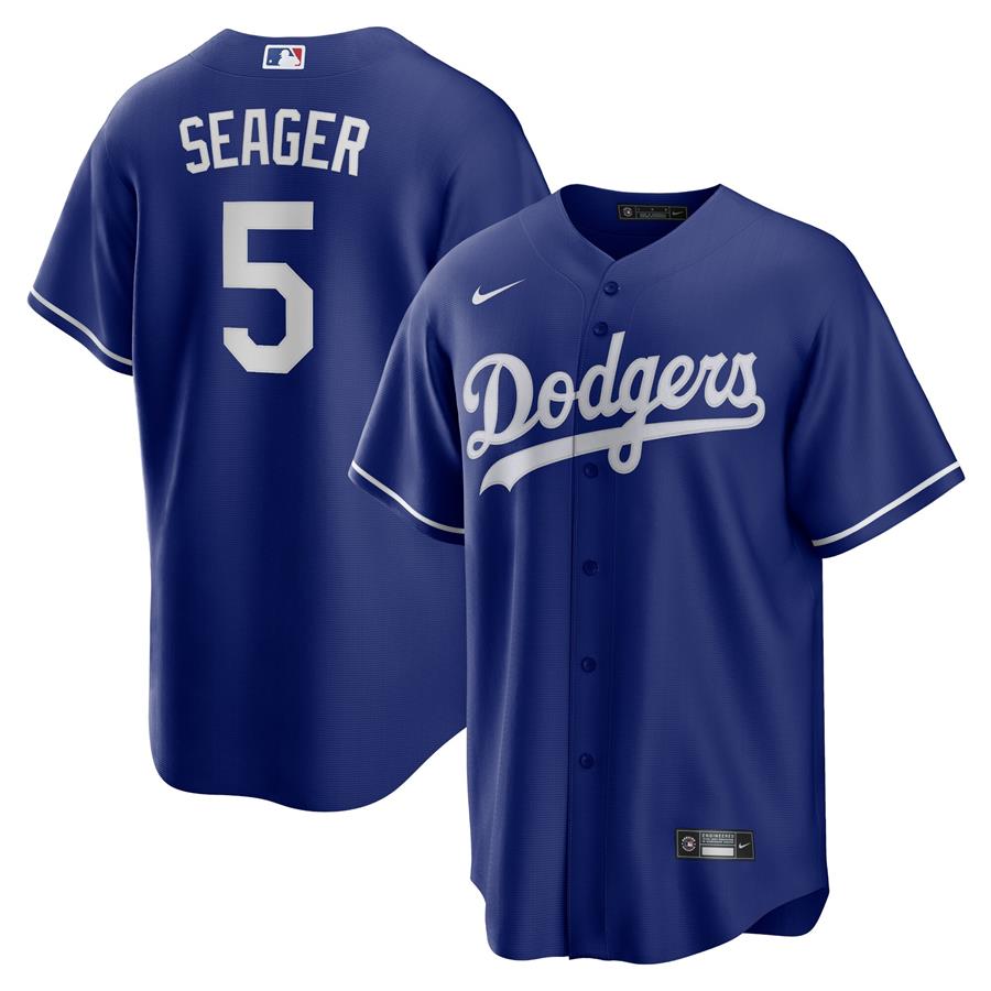 Corey Seager Los Angeles Dodgers Nike Alternate Replica Player Name Jersey - Royal