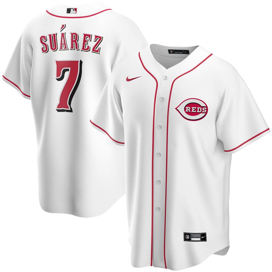 Eugenio Suarez Cincinnati Reds Nike Home Replica Player Name Jersey - White