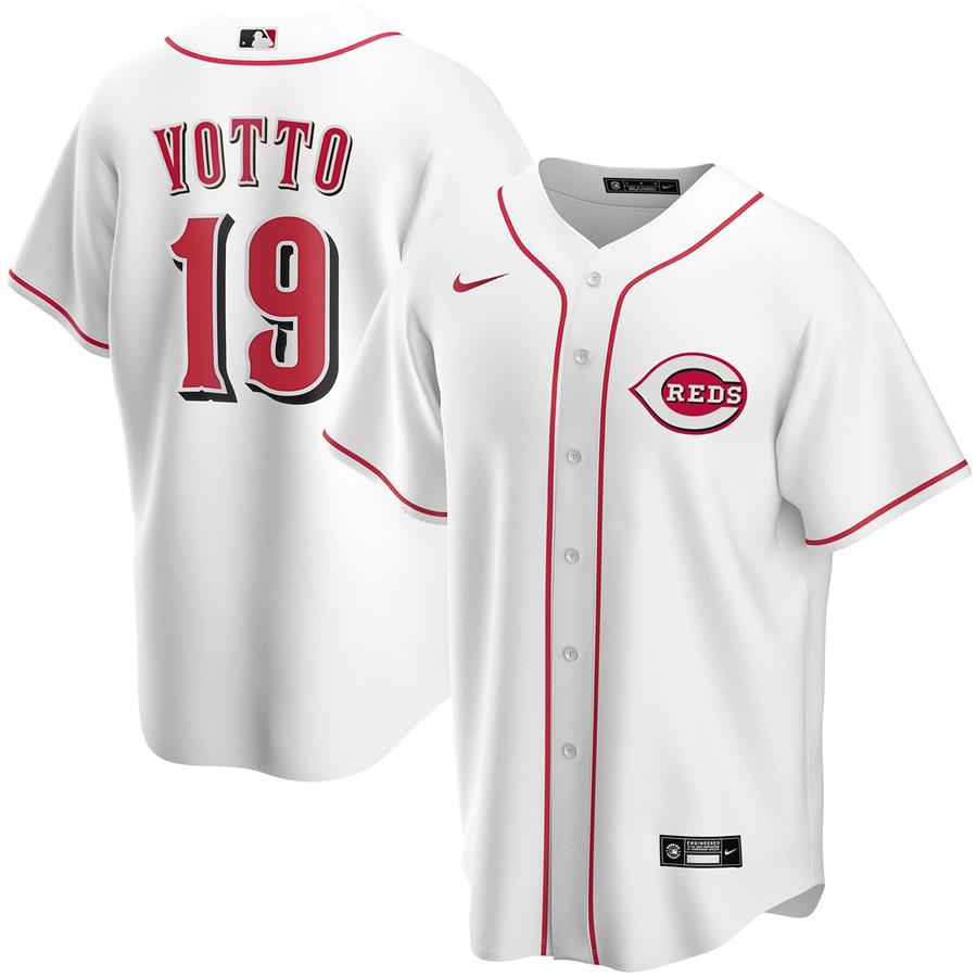 Joey Votto Cincinnati Reds Nike Home Replica Player Name Jersey - White