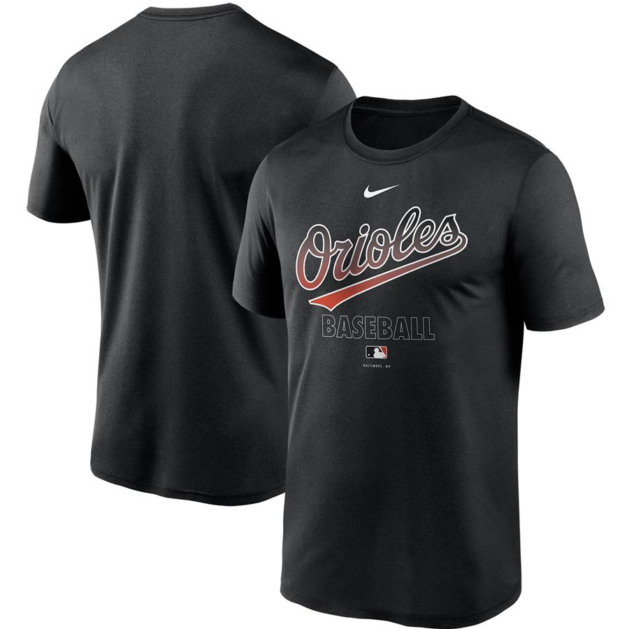 Baltimore Orioles Nike Authentic Collection Legend Performance T-Shirt - Black