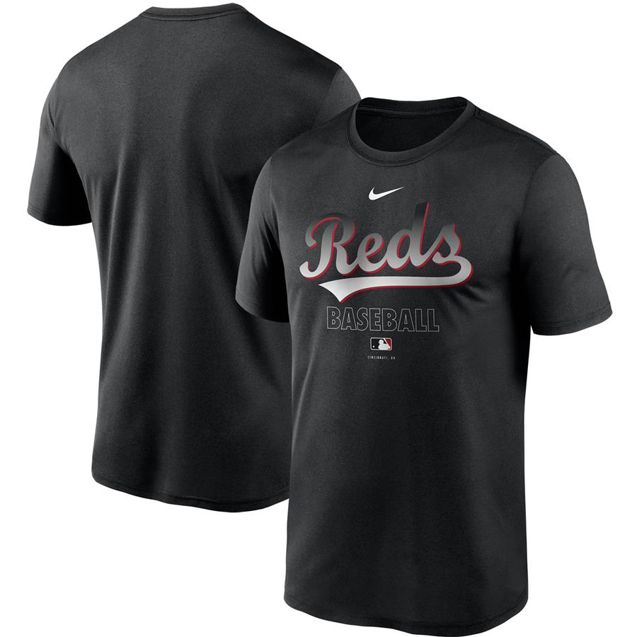 Cincinnati Reds Nike Authentic Collection Legend Performance T-Shirt - Black