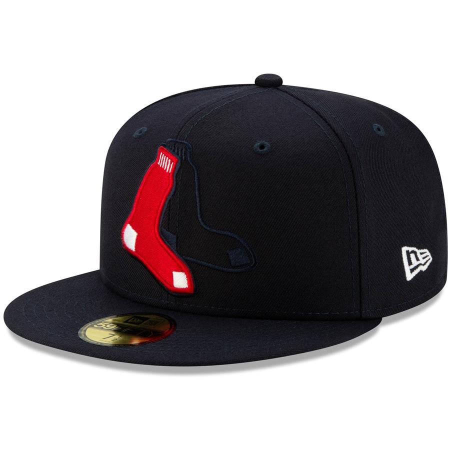 Boston Red Sox New Era Logo Elements 59FIFTY Fitted Hat - Navy
