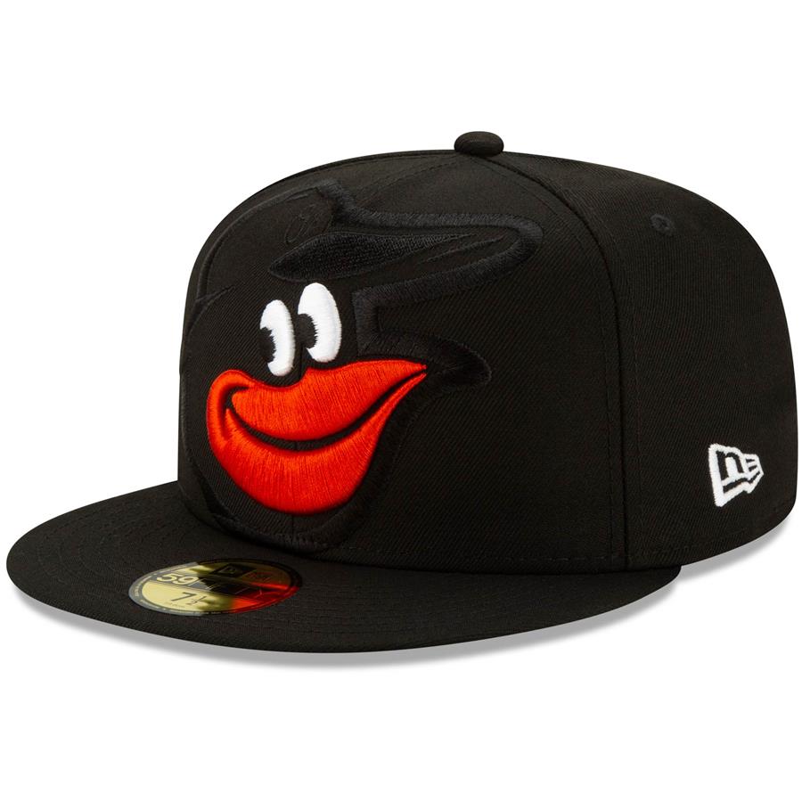 Baltimore Orioles New Era Logo Elements 59FIFTY Fitted Hat - Black