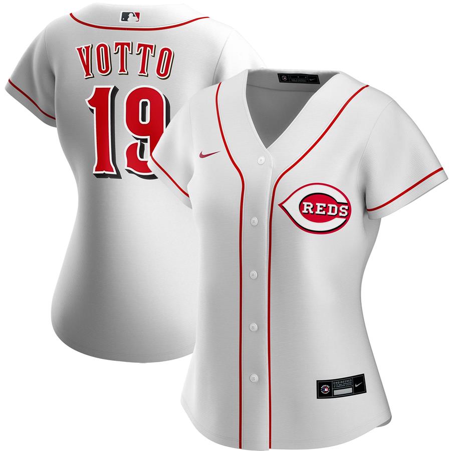 Joey Votto Cincinnati Reds Nike Women's Home Replica Player Jersey - White