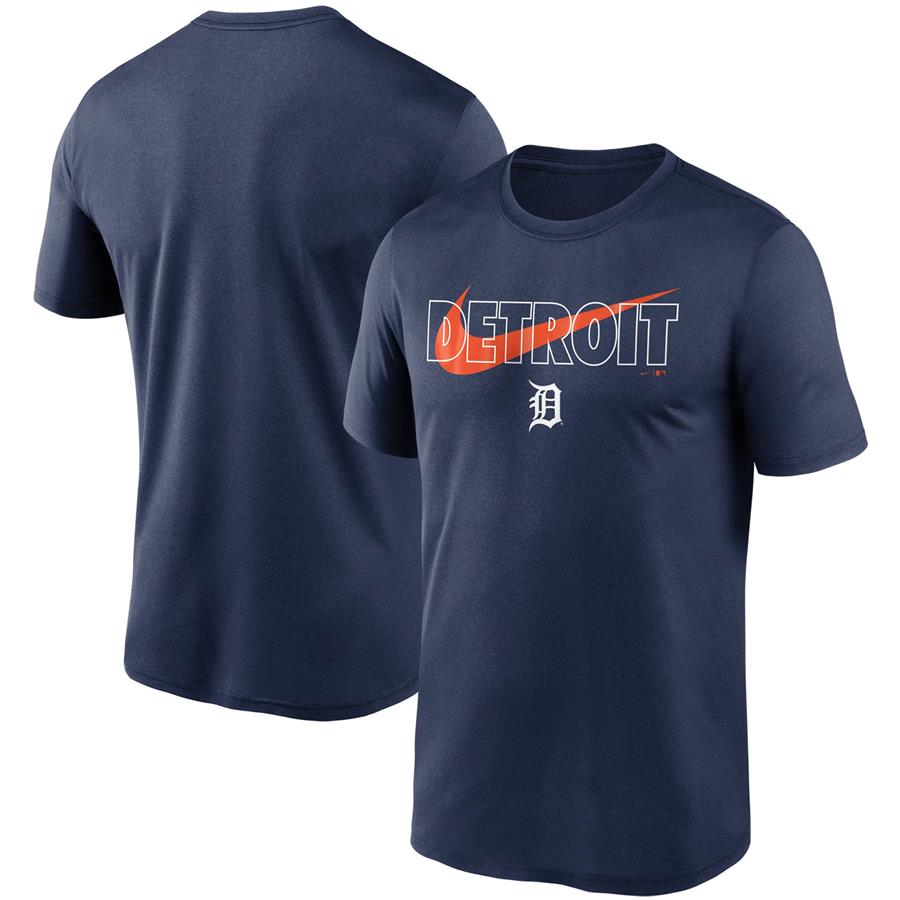 Detroit Tigers Nike City Swoosh Legend Performance T-Shirt - Navy