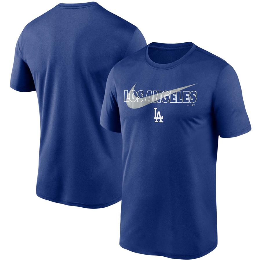 Los Angeles Dodgers Nike City Swoosh Legend Performance T-Shirt - Royal
