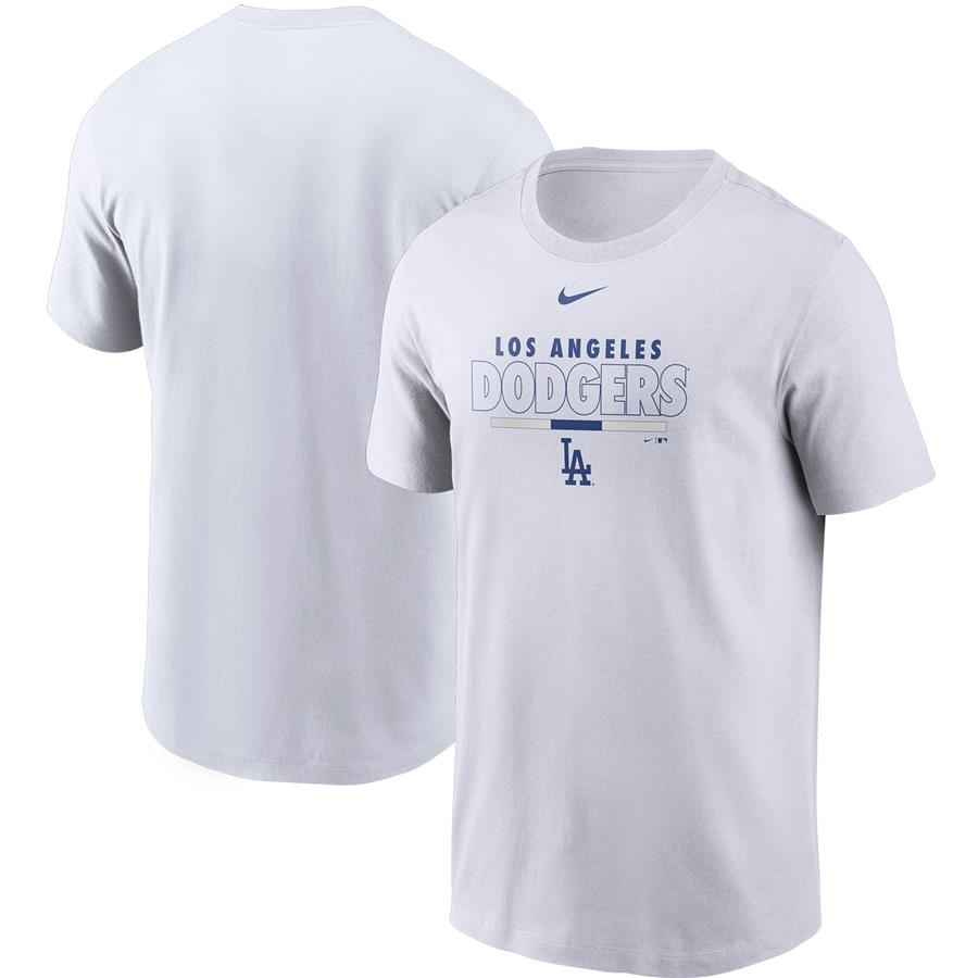Los Angeles Dodgers Nike Color Bar T-Shirt - White