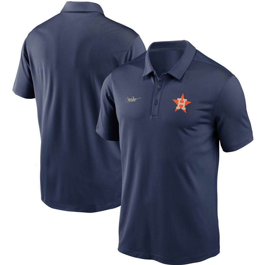 Поло Houston Astros Nike Cooperstown Collection Logo Franchise Performance (тёмно-синий)