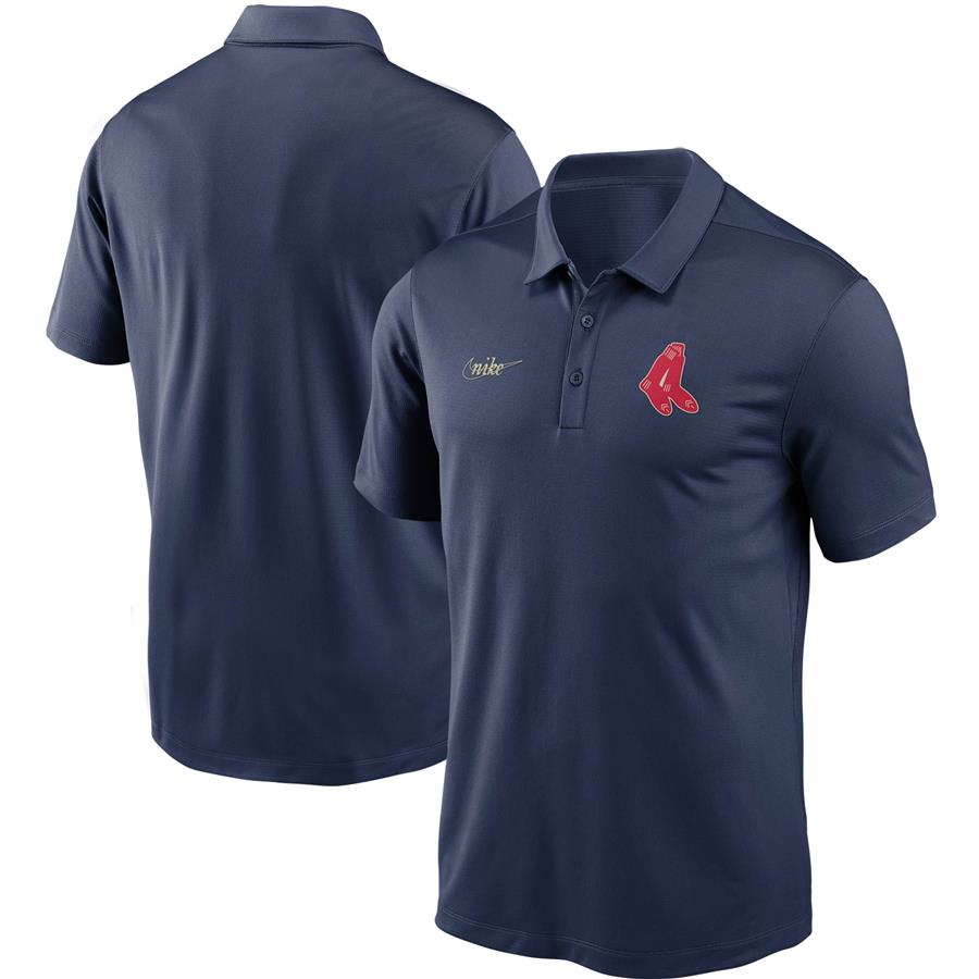 Boston Red Sox Nike Cooperstown Collection Logo Franchise Performance Polo - Navy