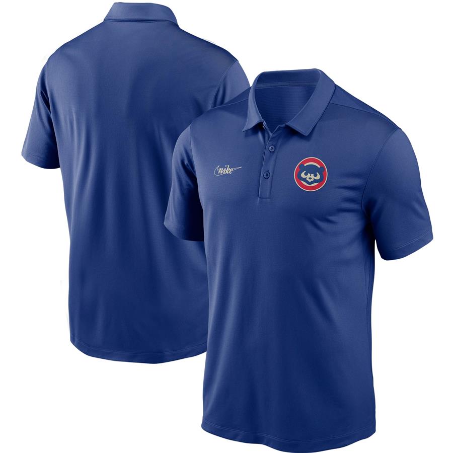 Chicago Cubs Nike Cooperstown Collection Logo Franchise Performance Polo - Royal