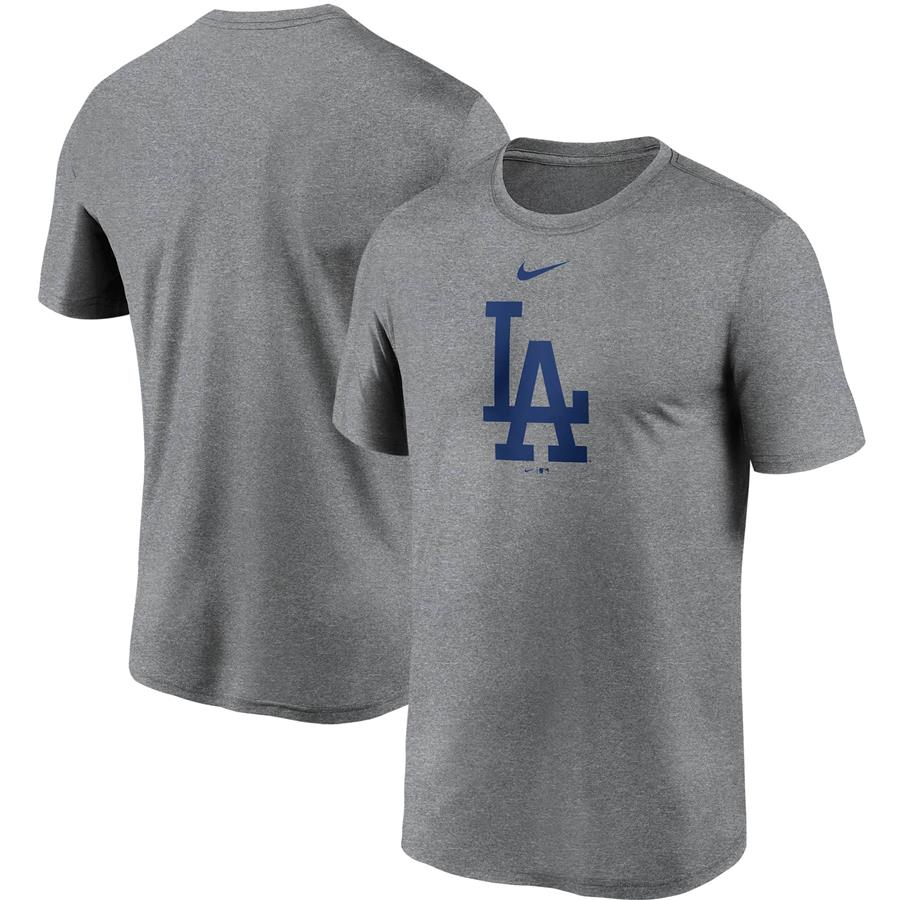 Los Angeles Dodgers Nike Team Large Logo Legend Performance T-Shirt - Gray
