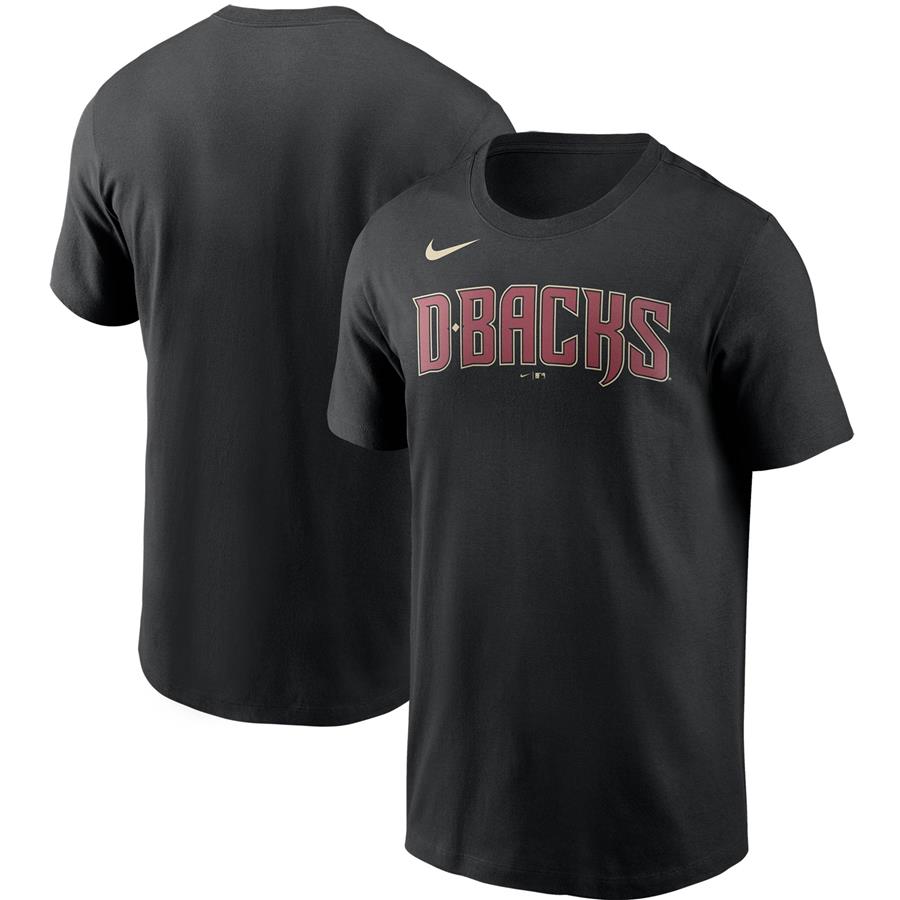 Arizona Diamondbacks Nike Team Wordmark T-Shirt - Black