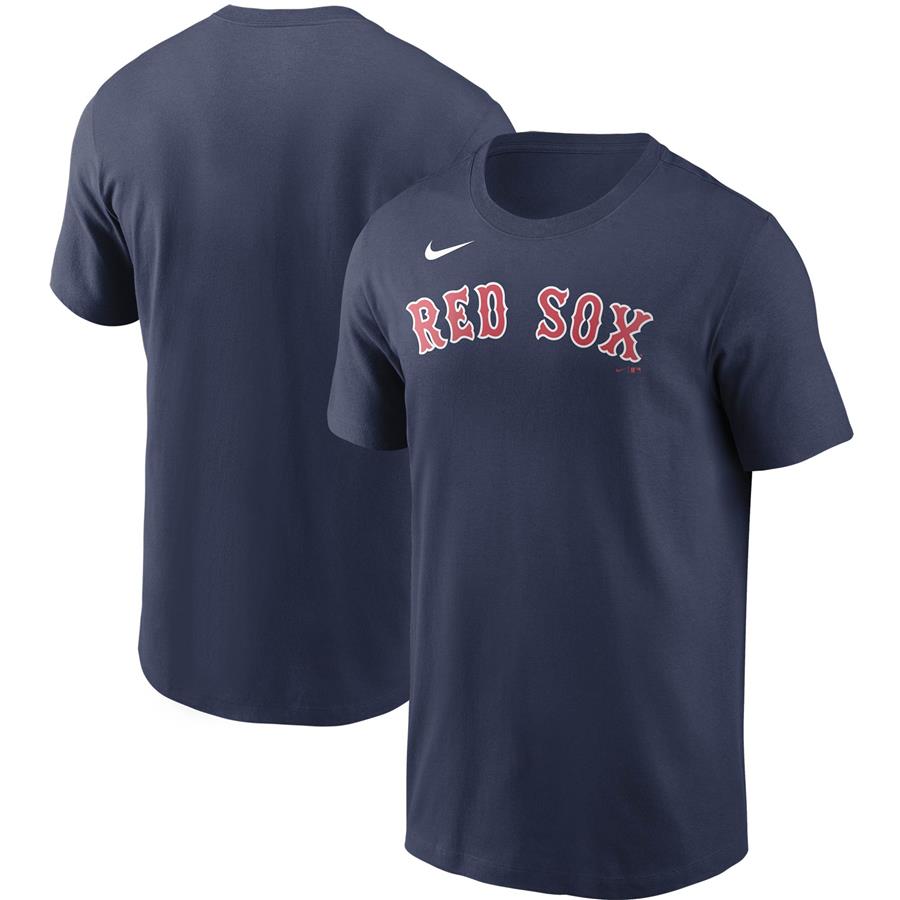 Boston Red Sox Nike Team Wordmark T-Shirt - Navy