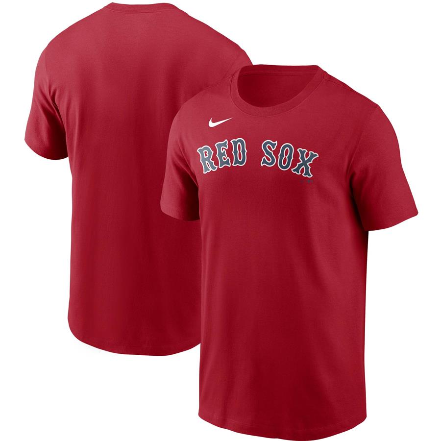 Boston Red Sox Nike Team Wordmark T-Shirt - Red