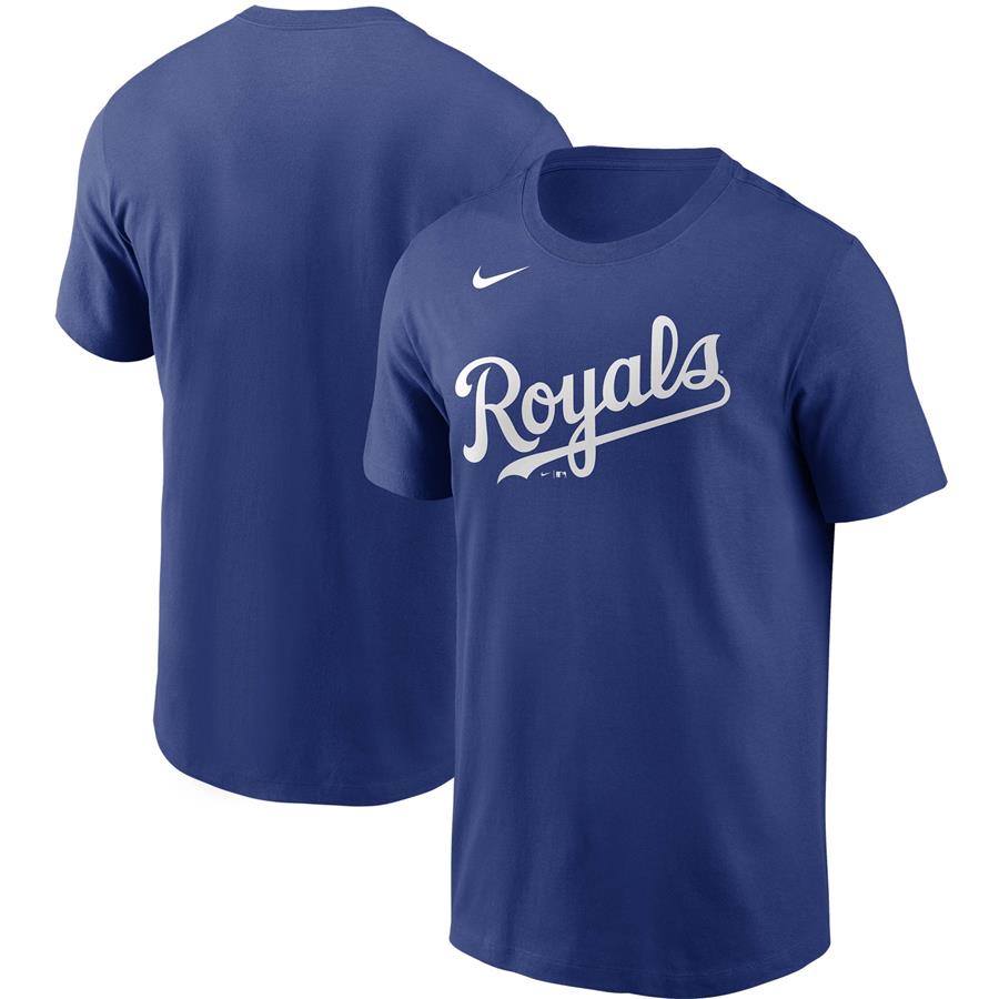 Kansas City Royals Nike Team Wordmark T-Shirt - Royal
