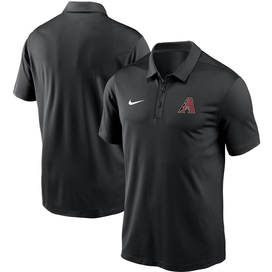 Arizona Diamondbacks Nike Team Logo Franchise Performance Polo - Black
