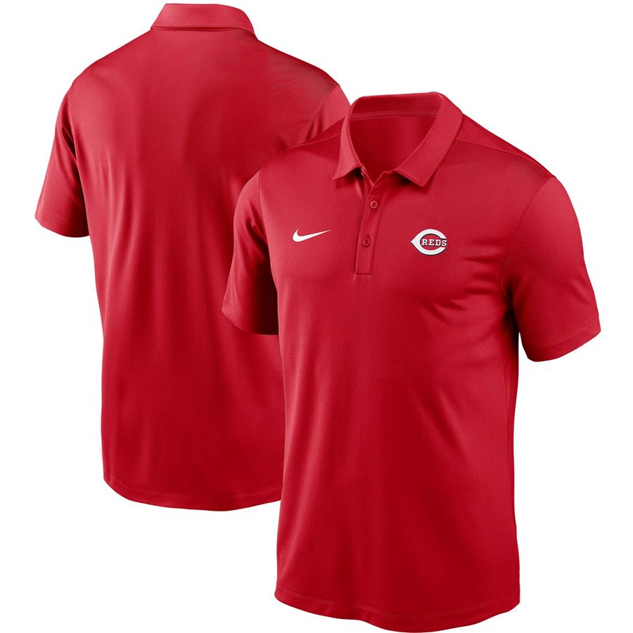 Cincinnati Reds Nike Team Logo Franchise Performance Polo - Red
