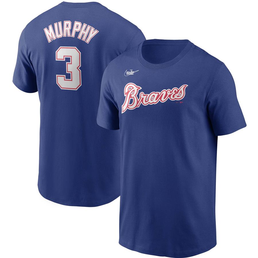 Dale Murphy Atlanta Braves Nike Cooperstown Collection Name & Number T-Shirt - Royal