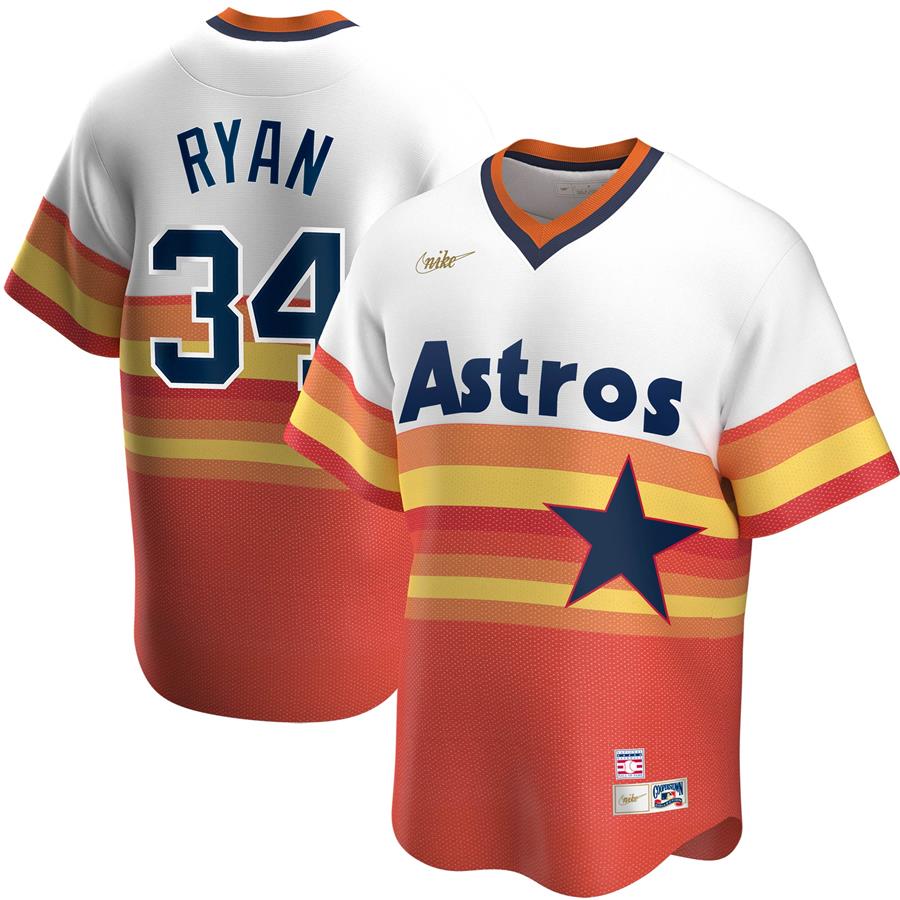 Nolan Ryan Houston Astros Nike Home Cooperstown Collection Player Jersey - White
