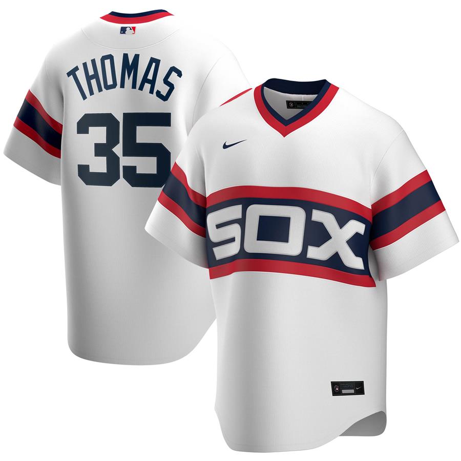 Frank Thomas Chicago White Sox Nike Home Cooperstown Collection Player Jersey - White