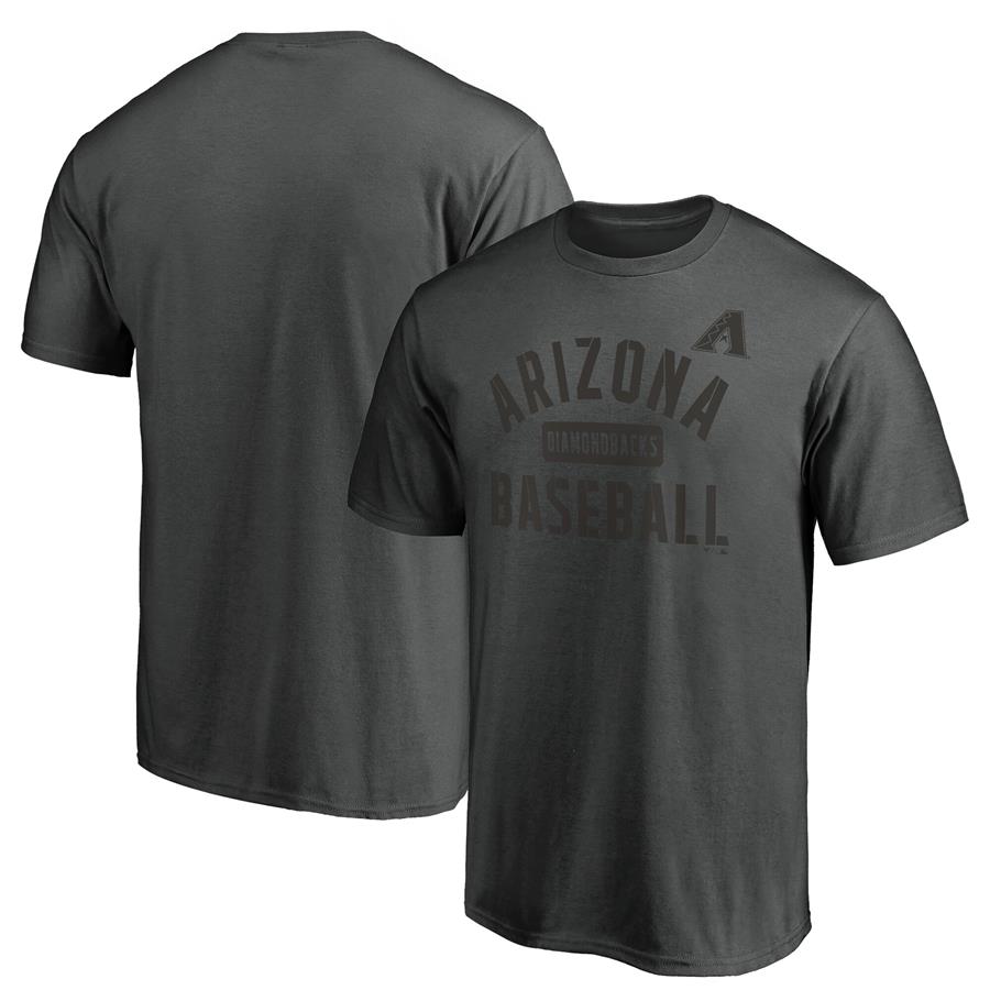 Arizona Diamondbacks Fanatics Branded Iconic Primary Pill T-Shirt - Charcoal