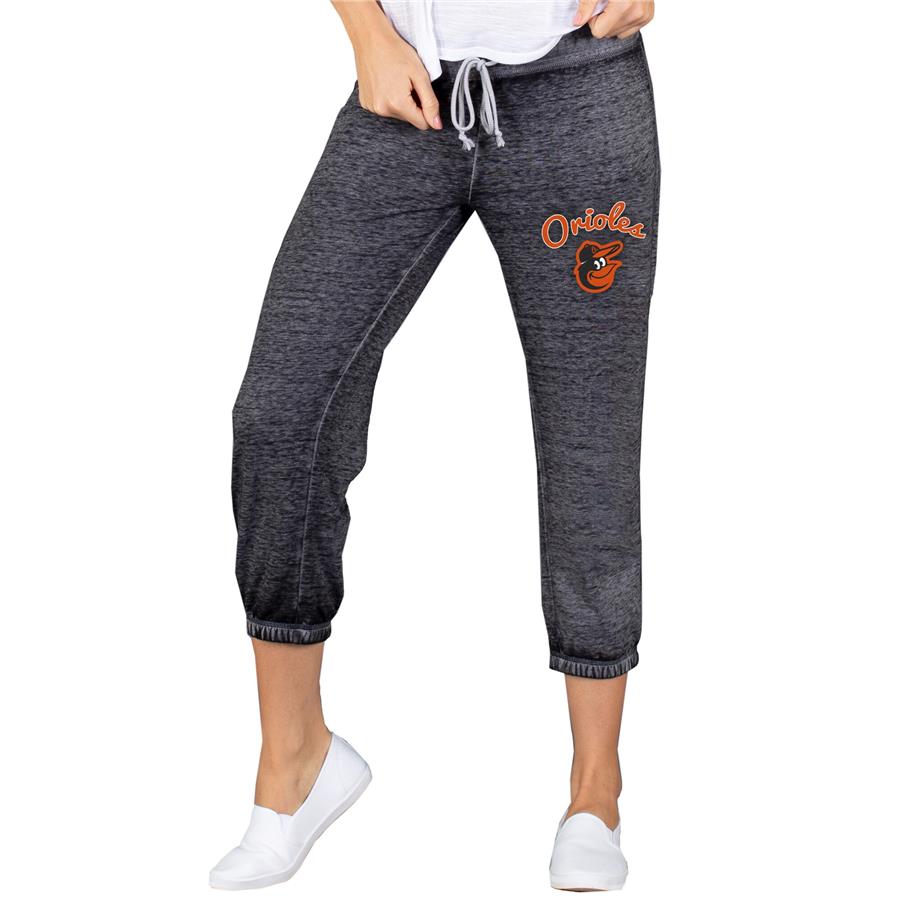 Baltimore Orioles Concepts Sport Women's NBO Knit Capri Pants - Charcoal