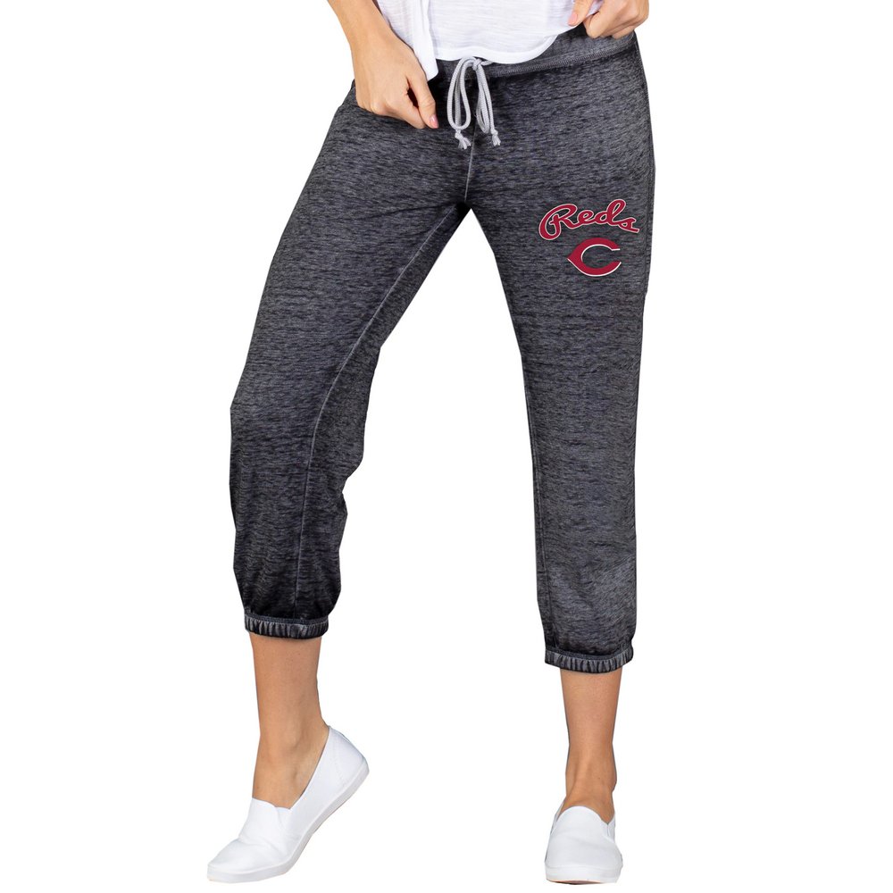 Cincinnati Reds Concepts Sport Women's NBO Knit Capri Pants - Charcoal