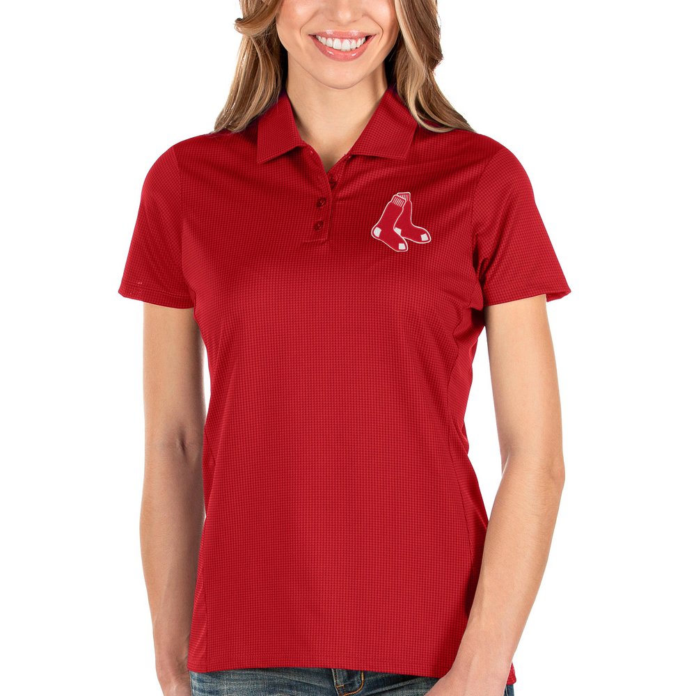 Boston Red Sox Antigua Women's Balance Polo - Red