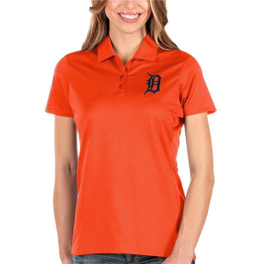 Detroit Tigers Antigua Women's Balance Polo - Orange