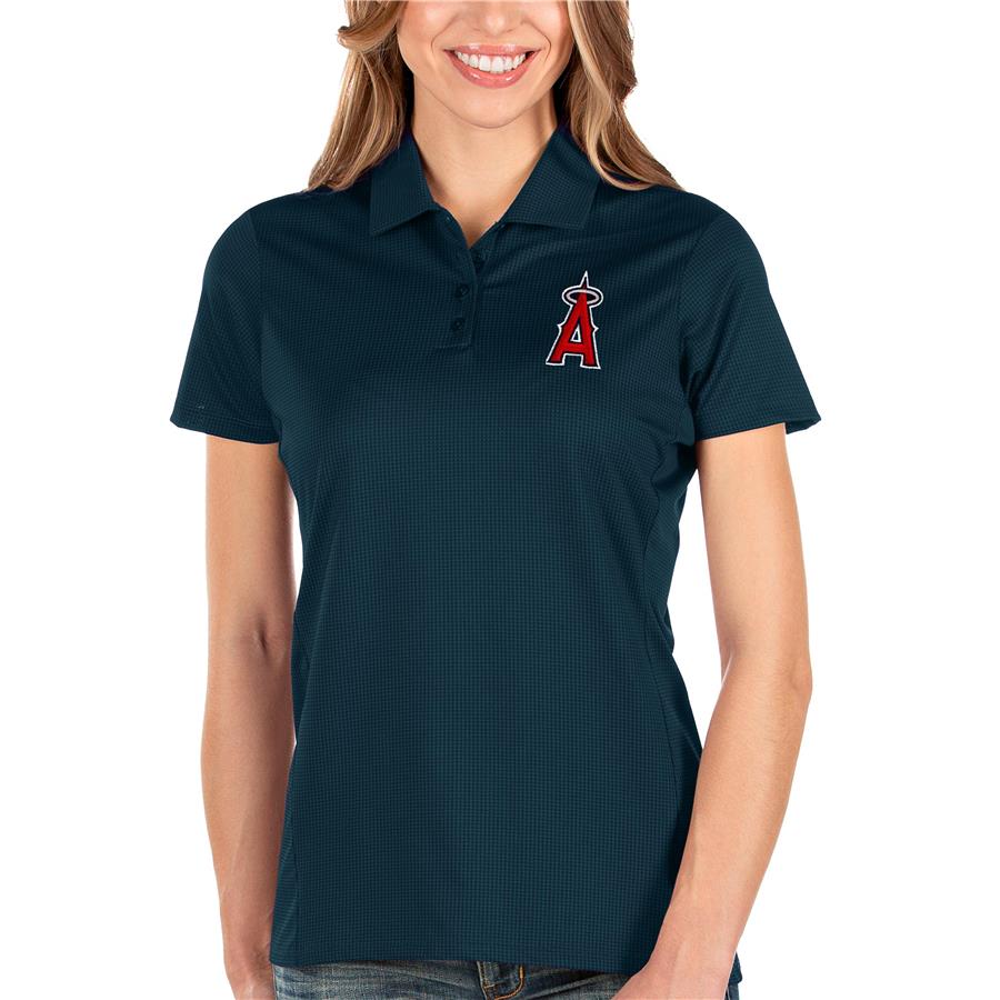 Женское поло Los Angeles Angels Antigua Balance (тёмно-синий)