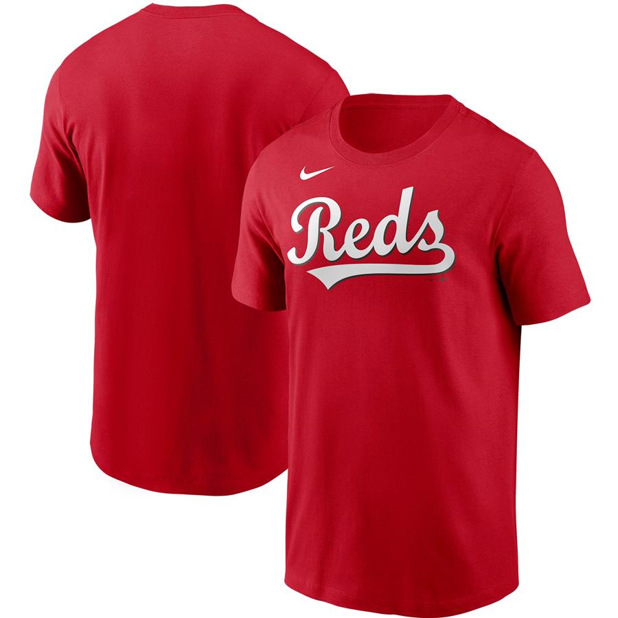 Cincinnati Reds Nike Team Wordmark T-Shirt - Red