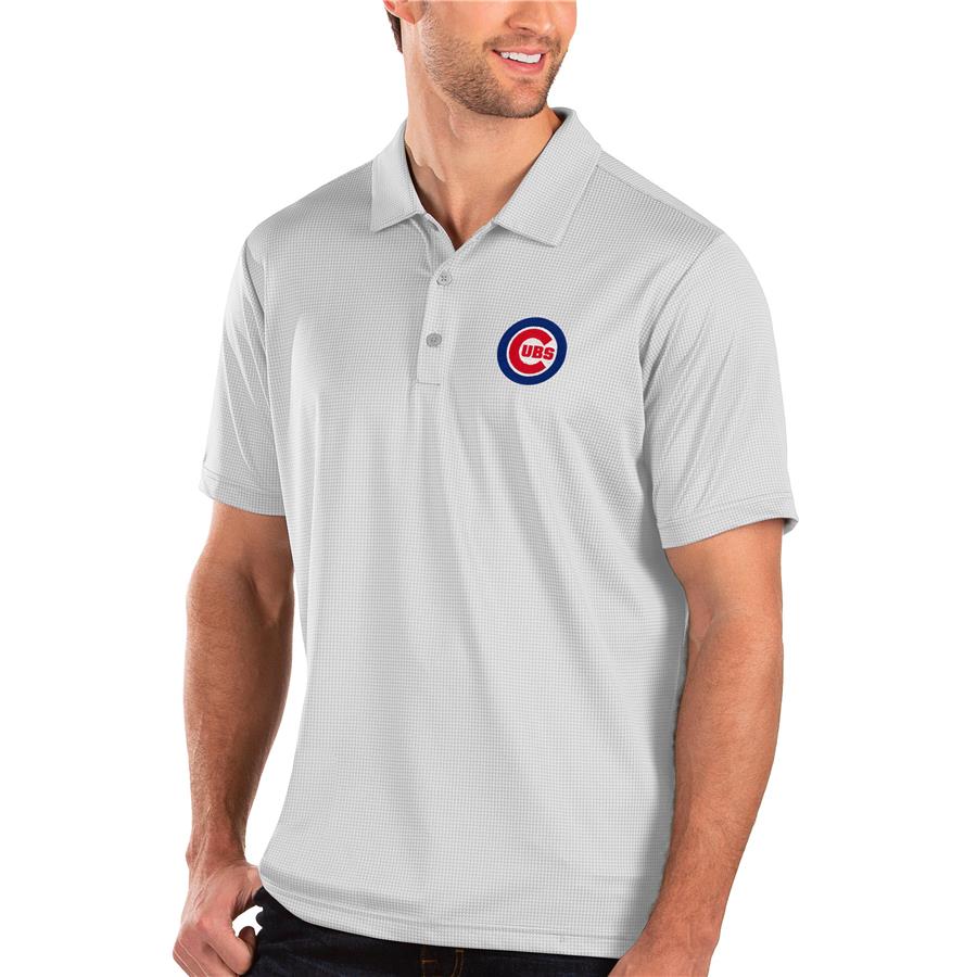 Chicago Cubs Antigua Balance Polo - White