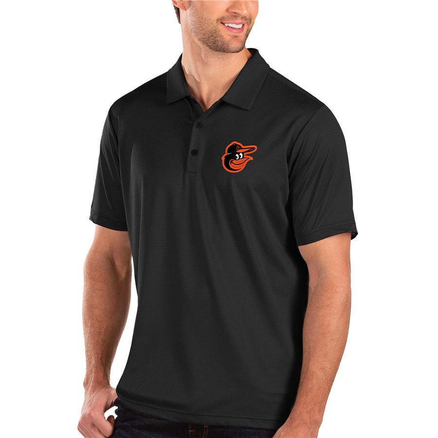 Baltimore Orioles Antigua Balance Polo - Black