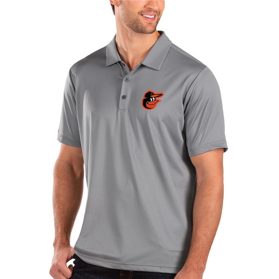 Baltimore Orioles Antigua Balance Polo - Gray