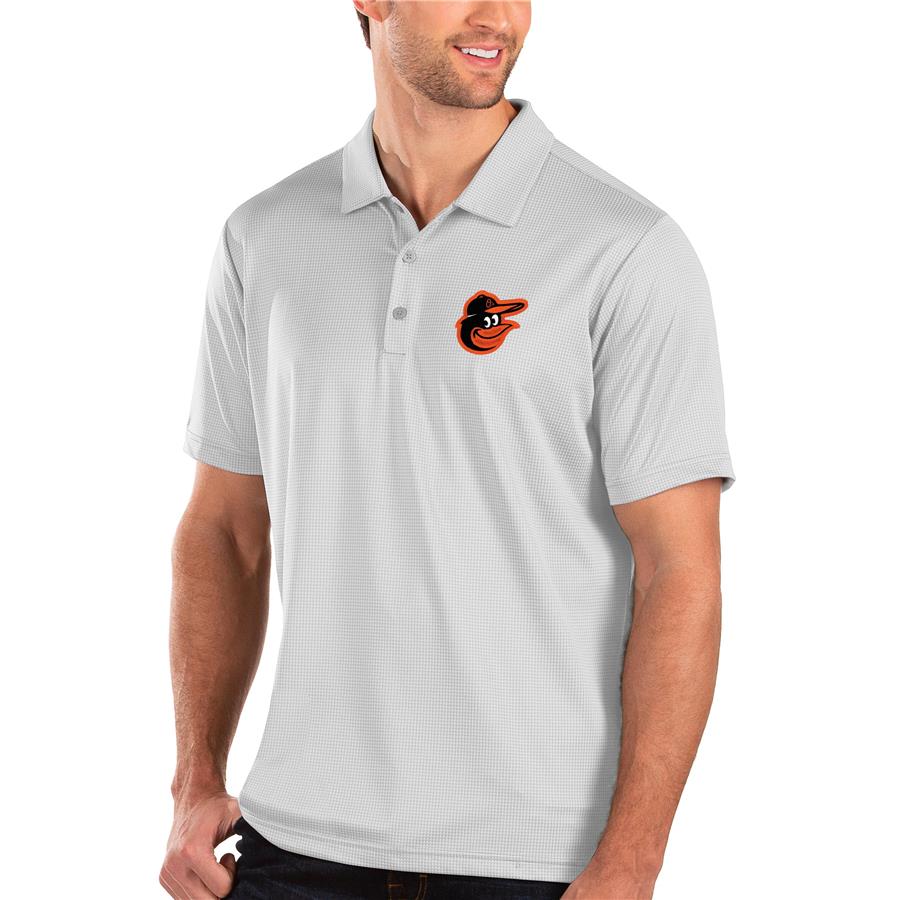 Baltimore Orioles Antigua Balance Polo - White