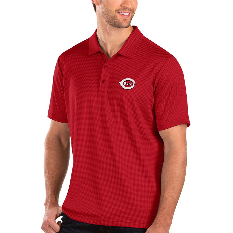 Cincinnati Reds Antigua Balance Polo - Red