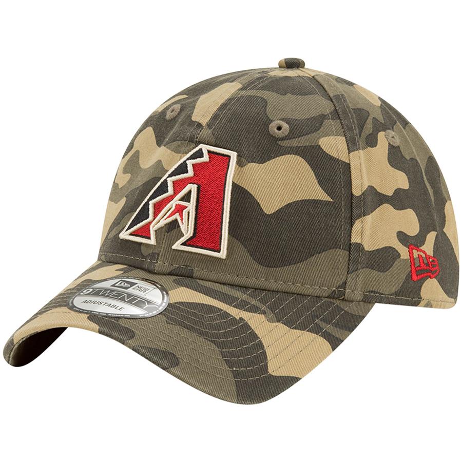 Arizona Diamondbacks New Era Tonal Woodland 9TWENTY Core Classic Adjustable Hat - Camo