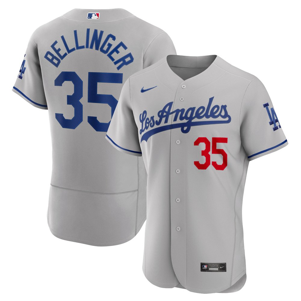Cody Bellinger Los Angeles Dodgers Nike Road Authentic Player Jersey - Gray