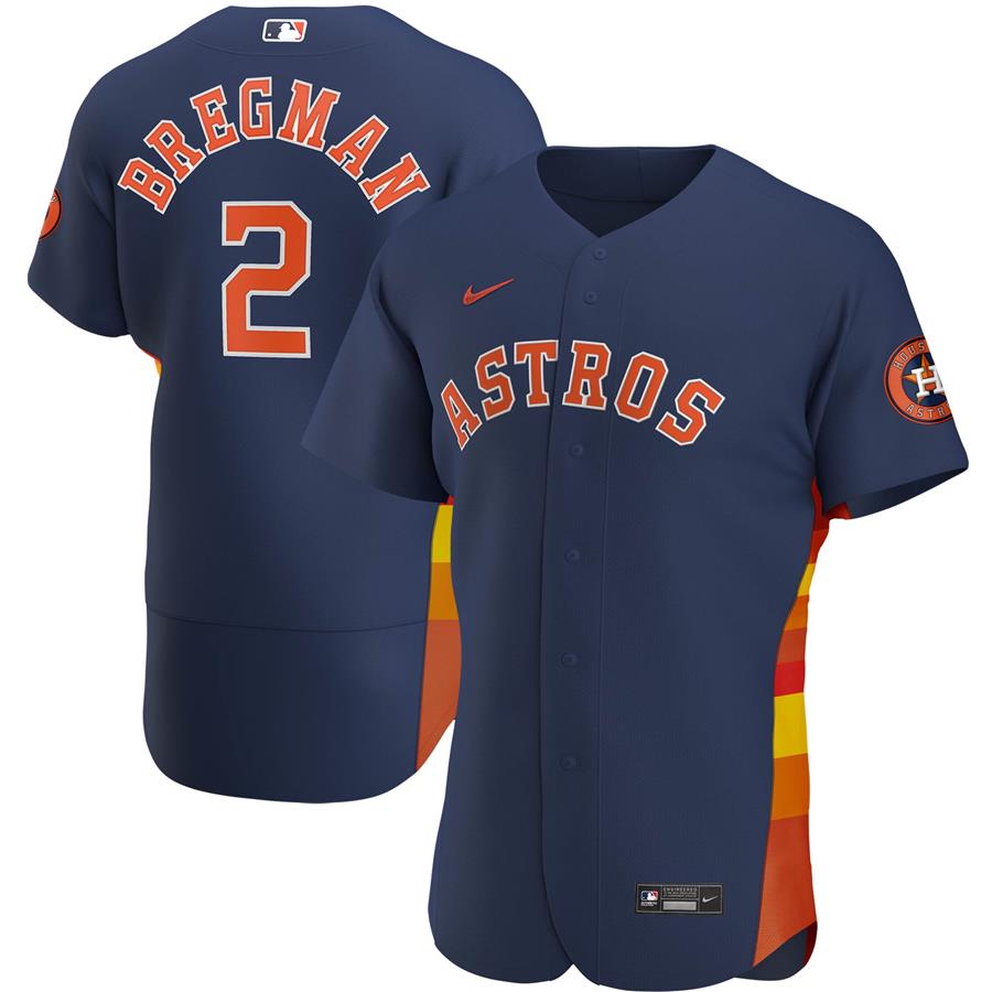 Alex Bregman Houston Astros Nike Alternate Authentic Player Jersey - Navy